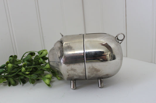 Chrome Piggy Bank